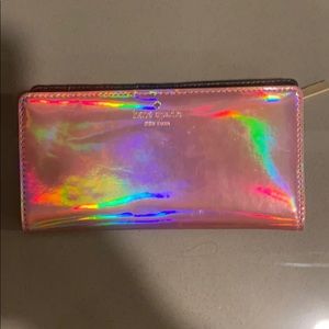 Kate Spade Holographic Pink Wallet